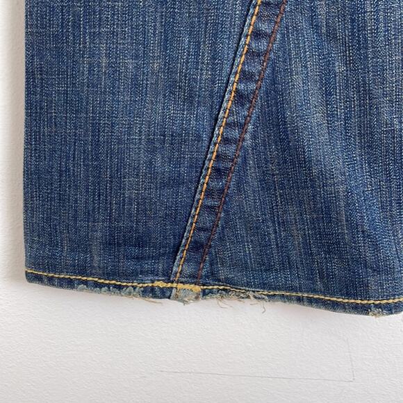 True Religion low rise flared dark wash flared denim jeans sz 29 - Picture 8 of 9